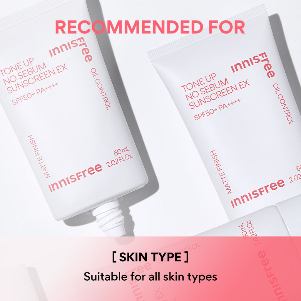 Tone Up No Sebum Sunscreen EX SPF 50+ PA++++ For Oil Control - Matte Finish