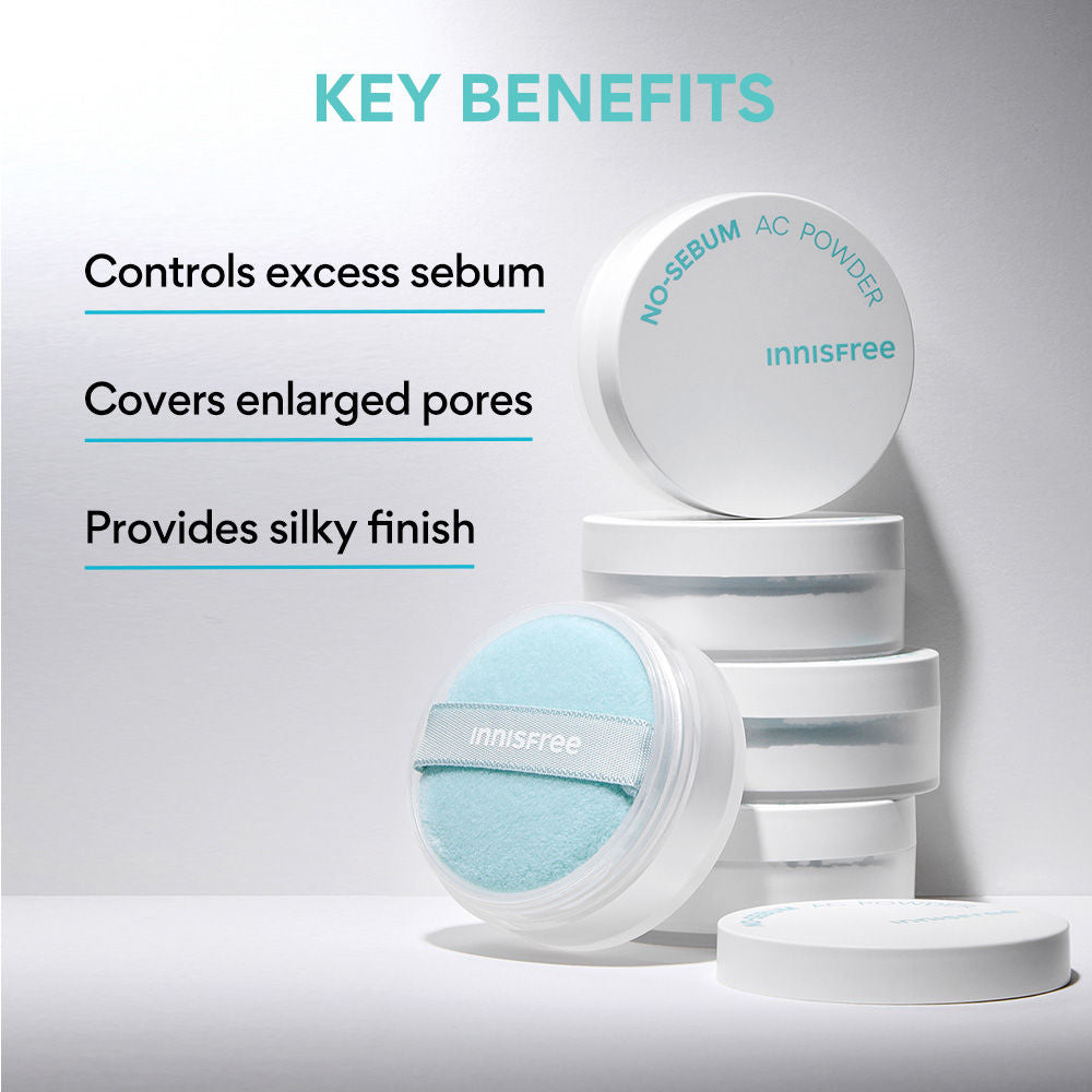 No Sebum AC Powder With Matte Finish - Controls Excess Sebum