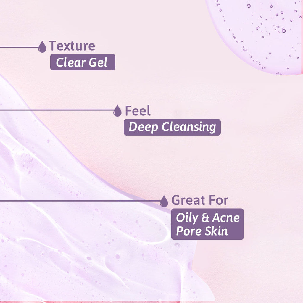 Glycolic Acid & Salicylic Acid Anti Acne & Pore Care Face Wash