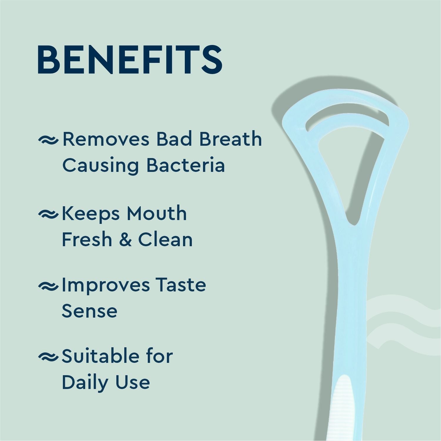Plastic Tongue Cleaner For Men and Women With Handle