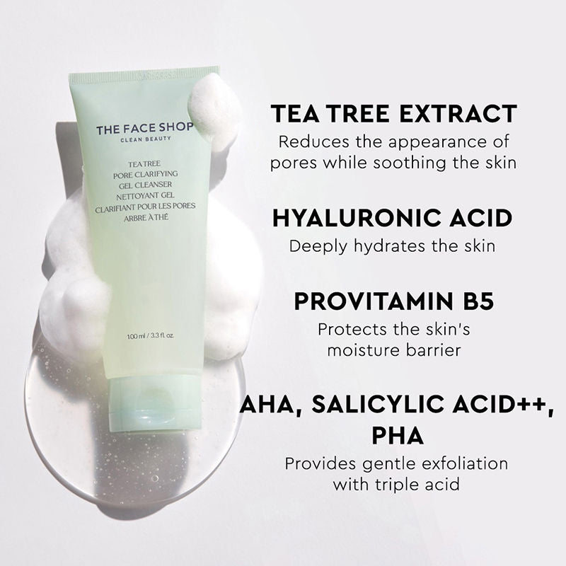 Tea Tree Gel Cleanser - Korean Face Wash