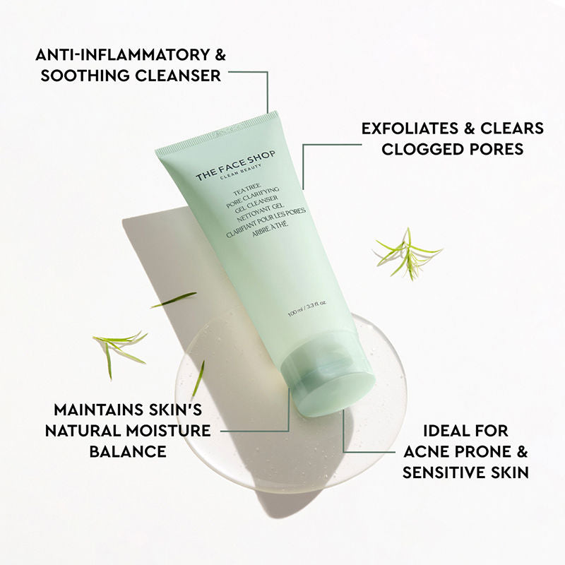 Tea Tree Gel Cleanser - Korean Face Wash