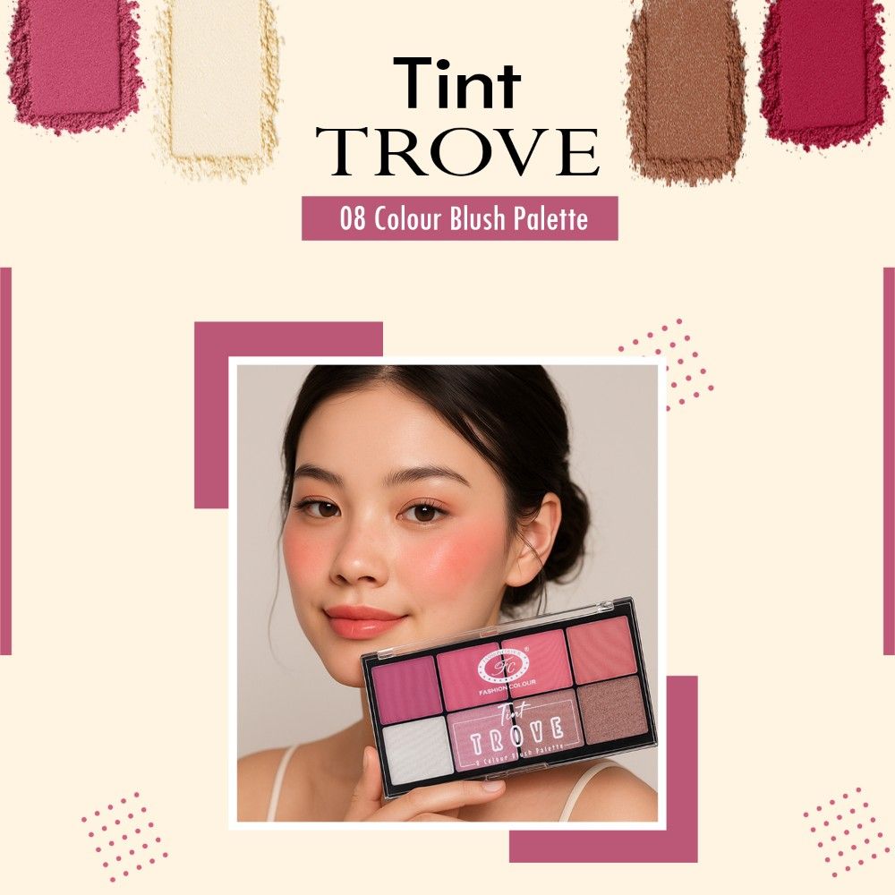 Tiny Trove 8 Colour Blusher Highlighter Palette