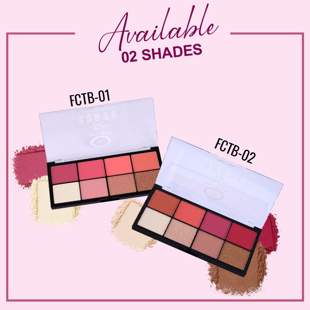 Tiny Trove 8 Colour Blusher Highlighter Palette