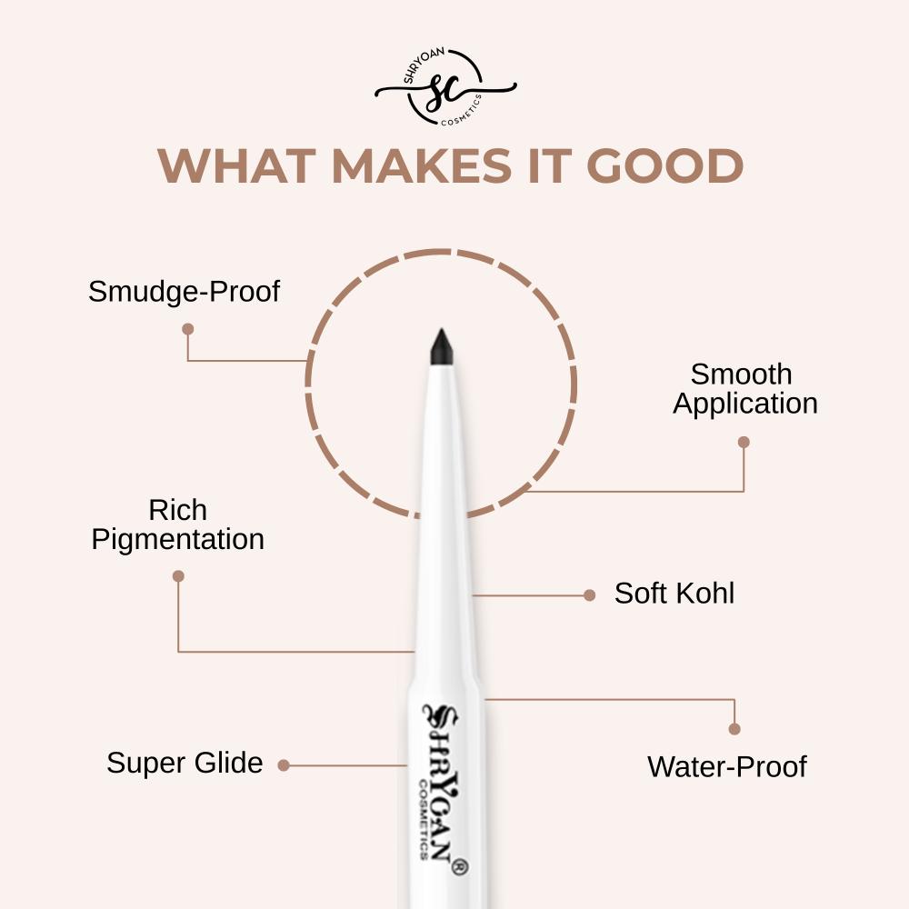 Revolving Kajal Pencil - Black