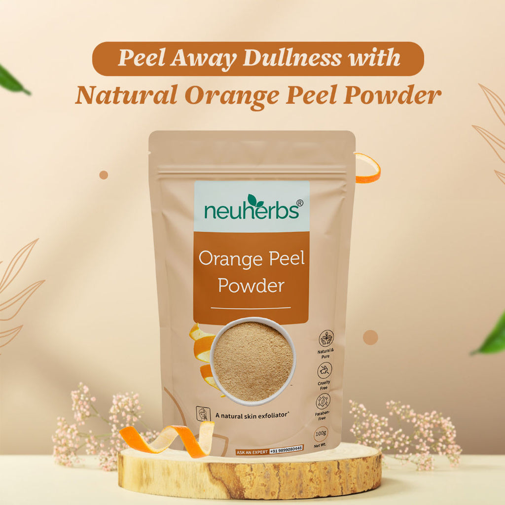 Orange Peel Powder to Improve Skin Tone with No Artificial Colour and Additives