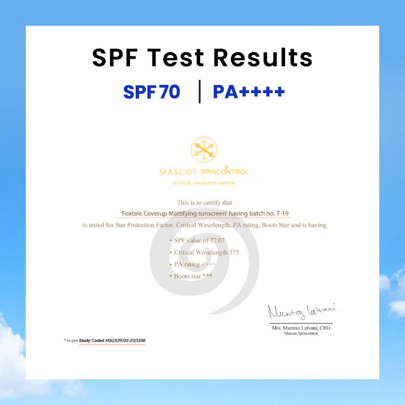 SPF 70 Gel-Cream Sunscreen for Oily Skin with PA++++ & Niacinamide