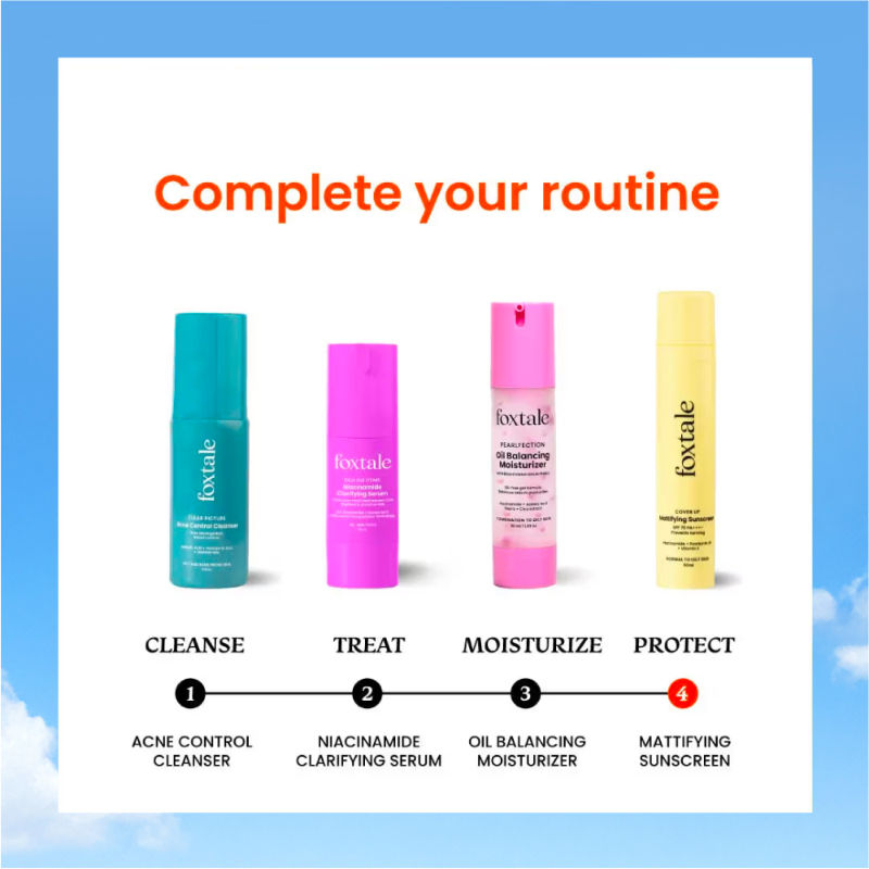 SPF 70 Gel-Cream Sunscreen for Oily Skin with PA++++ & Niacinamide