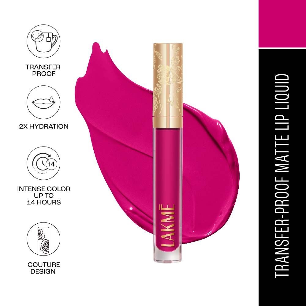 Rouge Bloom Matte Lip Liquid - Fierce Fuchsia 502