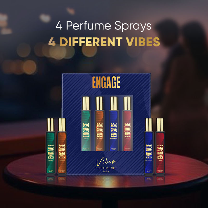Vibes Perfume Spray Set For Men