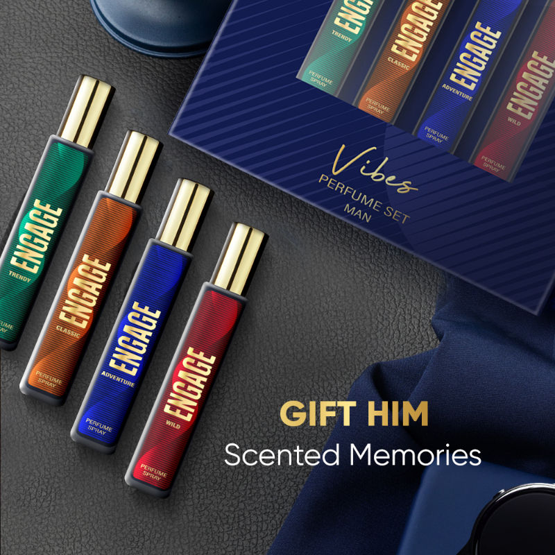 Vibes Perfume Spray Set For Men