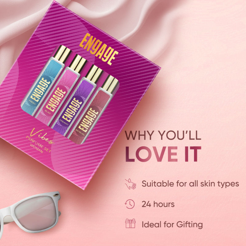 Vibes Perfume Spray Set For Women