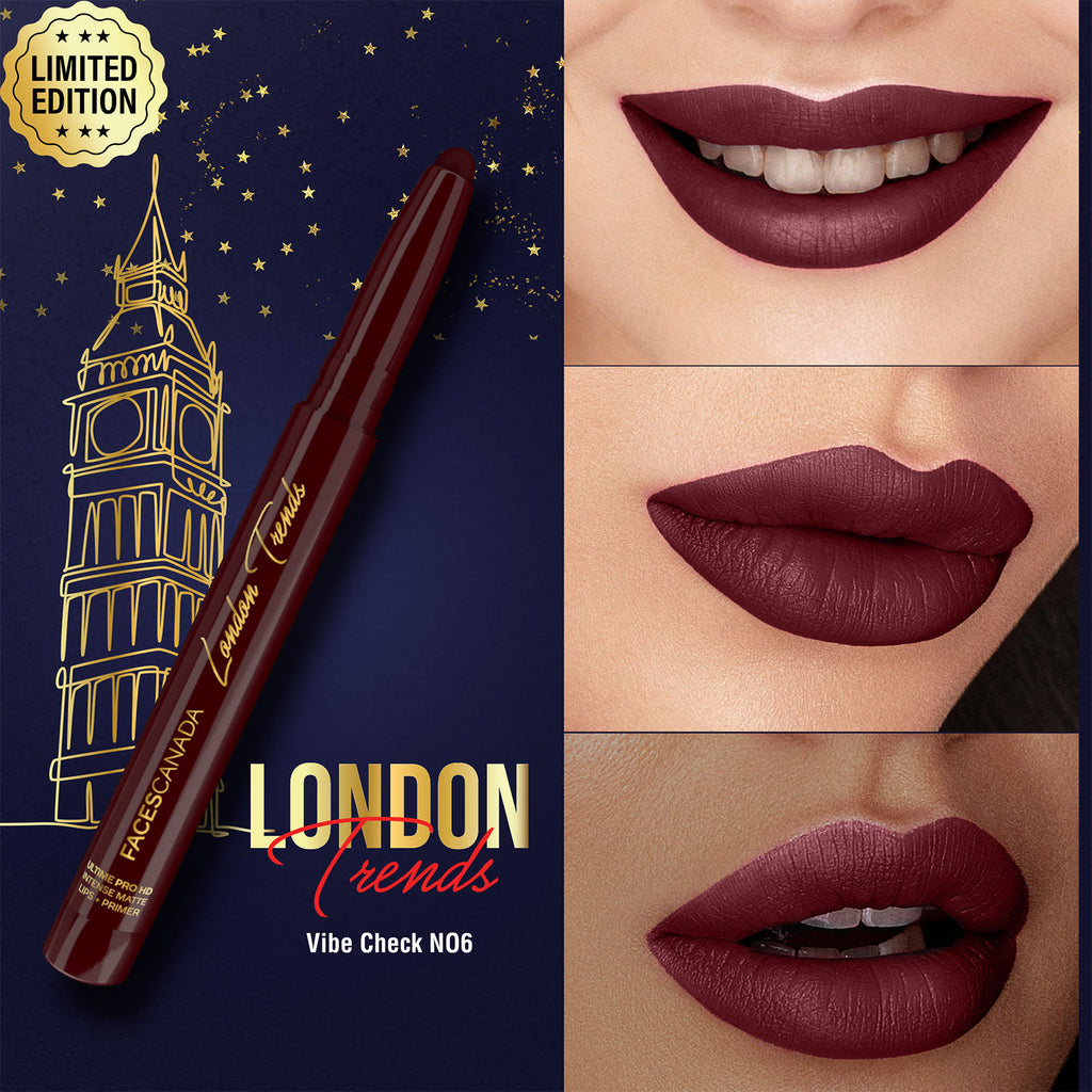 Ultime Pro HD Intense Matte Lips + Primer - Vibe Check N06, 9HR Long Stay