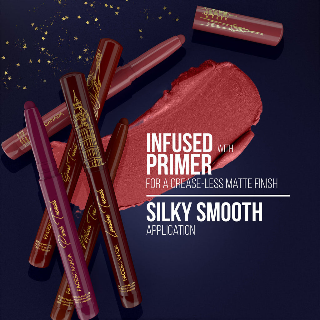 Ultime Pro HD Intense Matte Lips + Primer - GOAT N10, 9HR Long Stay