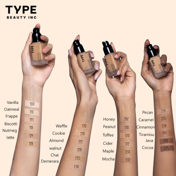 Lightweight Serum Foundation with SPF 50 PA++++ Vit C For Dark Spots