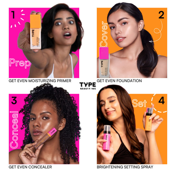 Lightweight Serum Foundation with SPF 50 PA++++ Vit C For Dark Spots