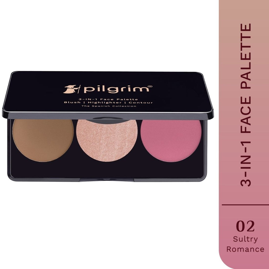 3-in-1 Face Palette - Sultry Romance