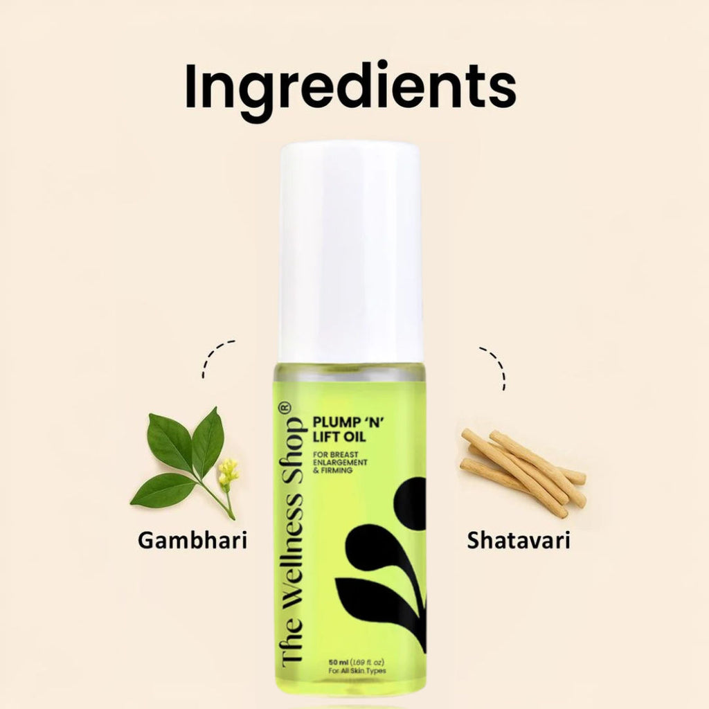 Plump 'N' Lift Oil for Breast Enlargement and Firming