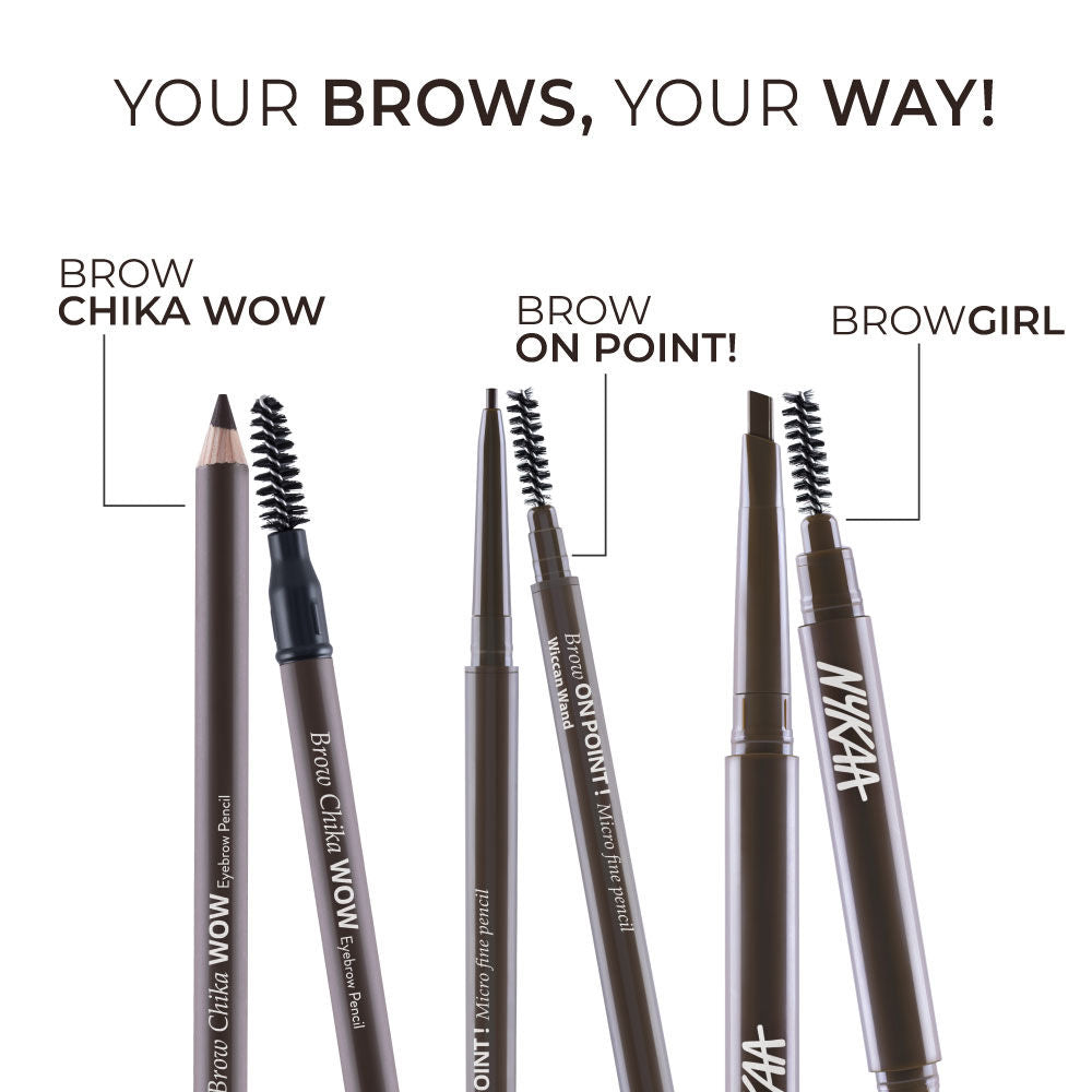 Nykaa Brow Chika WOW Eyebrow Pencil - Coven Cocoa 01