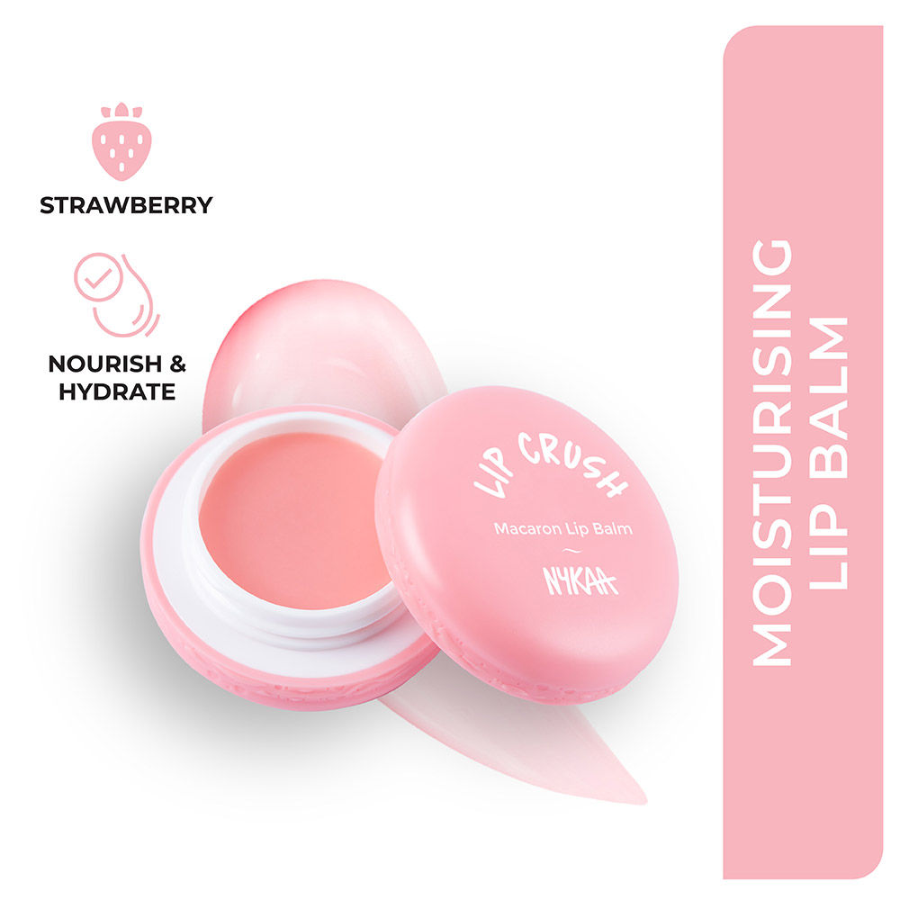 Lip Crush Macaron Lip Balm - Strawberry 06