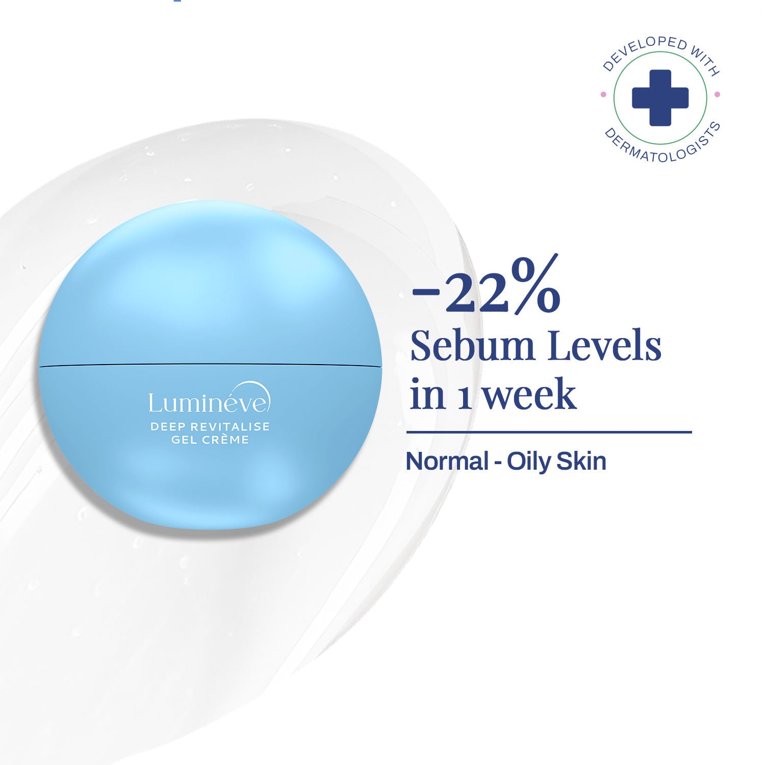 Gel Moisturizer for Oily Skin with Salicylic Acid for Oil Control
