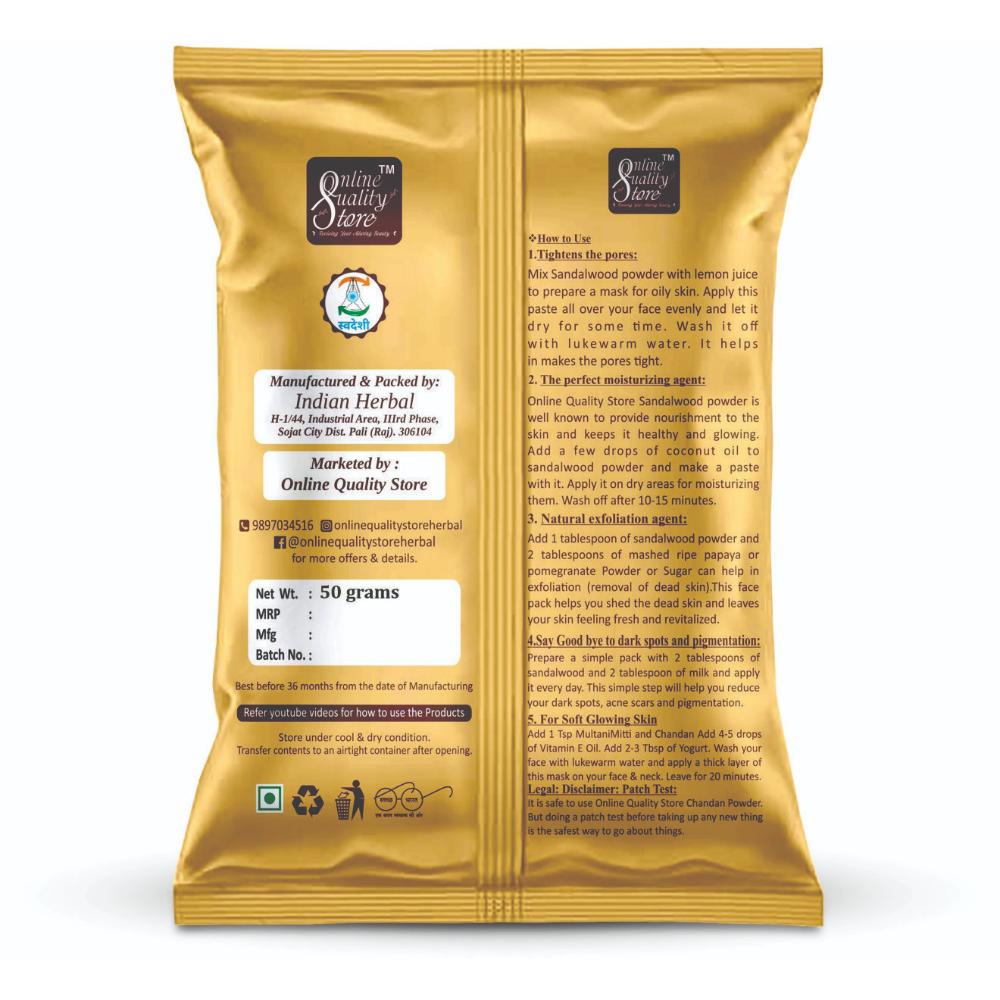 Mulethi Powder, Orange Peel Powder & Chandan Powder For Hair & Skin