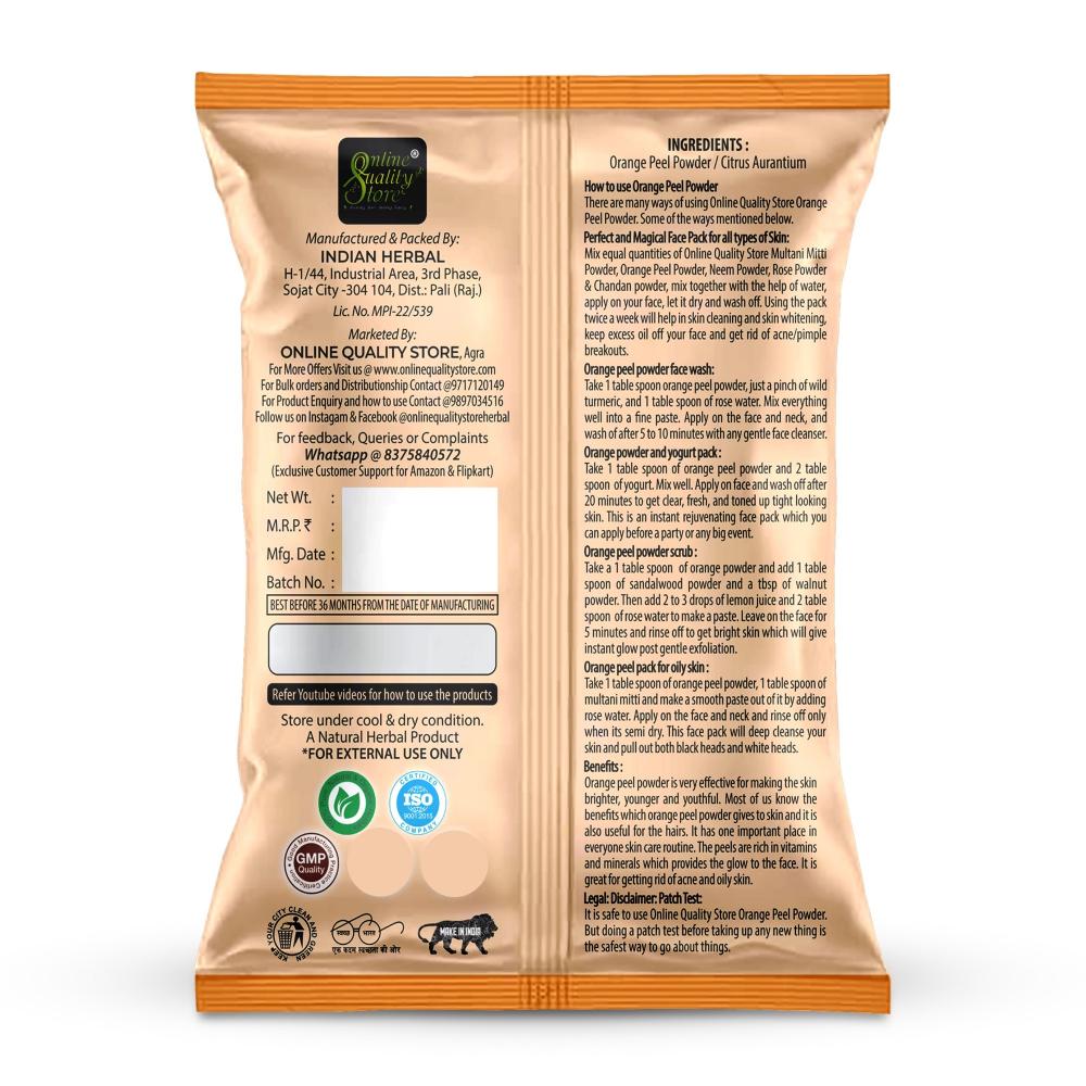 Mulethi Powder, Orange Peel Powder & Chandan Powder For Hair & Skin