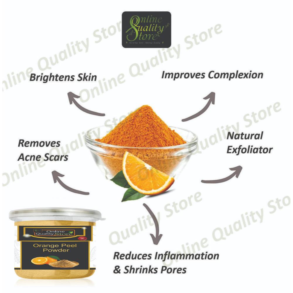 Orange Peel Powder For Skin Whitening