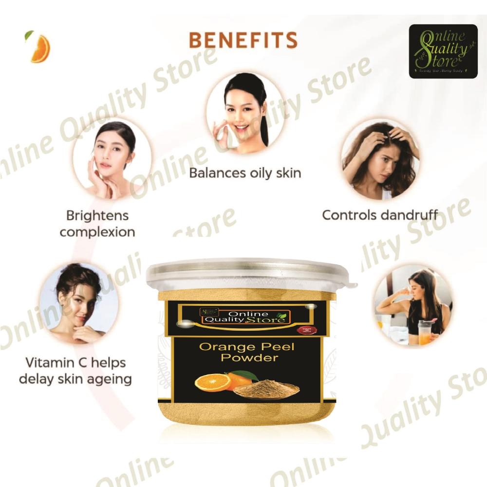 Orange Peel Powder For Skin Whitening