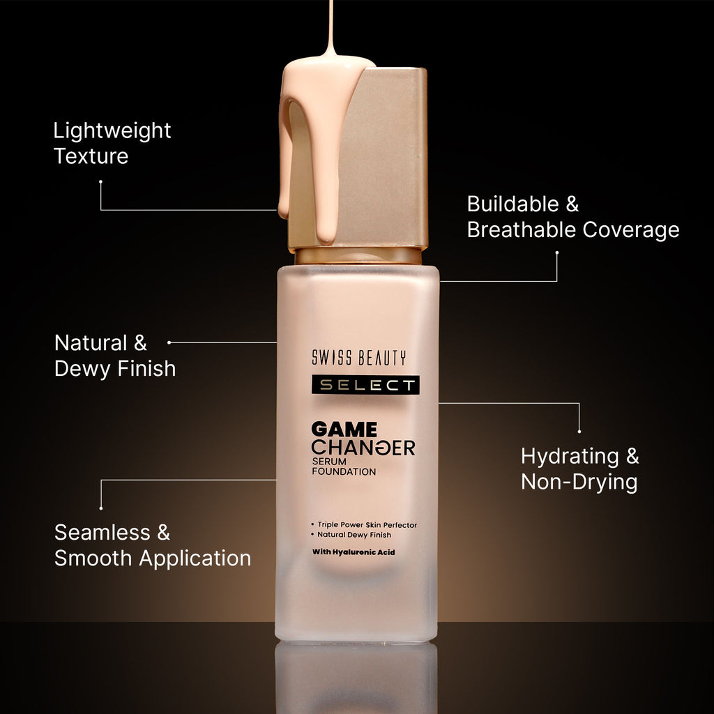 Select Game Changer Serum Foundation With Natural and Dewy Finish