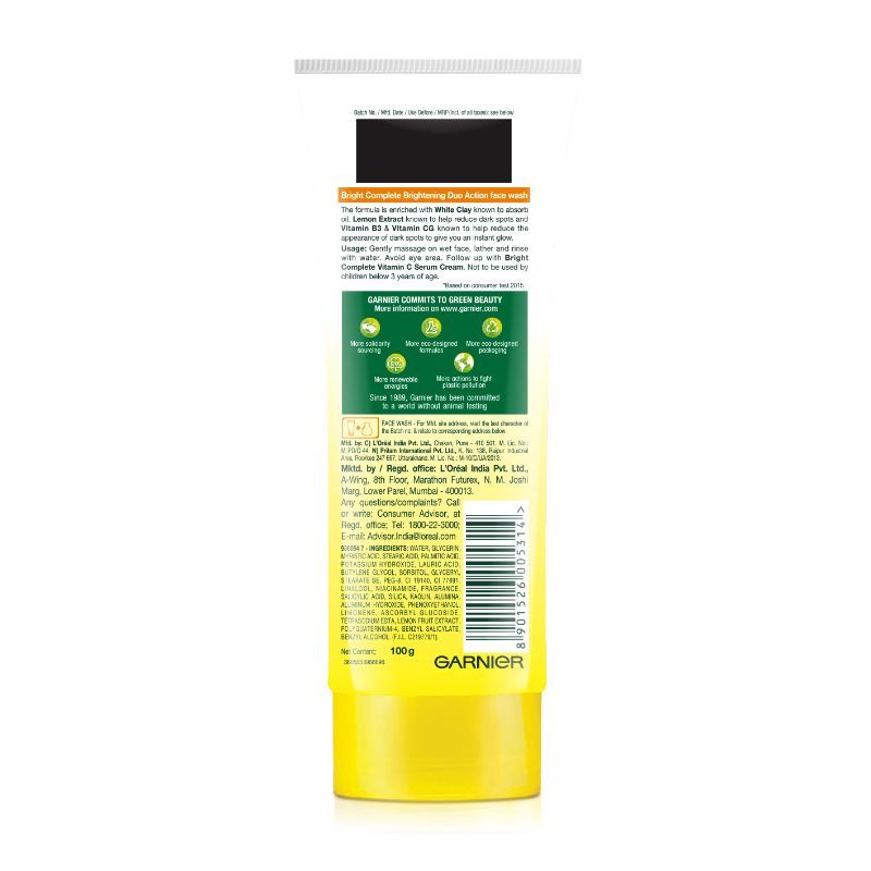 Bright Complete Brightening Duo Action Face Wash
