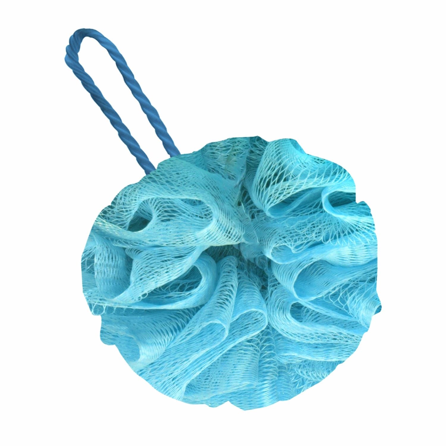 Luxe Gently Exfoliating Bath Sponge Round Loofah For Women & Men - Arctic