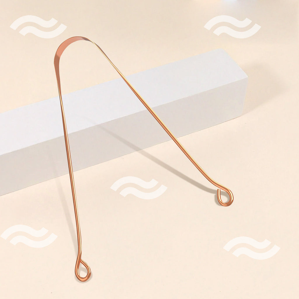 Copper Tongue Cleaner (round)