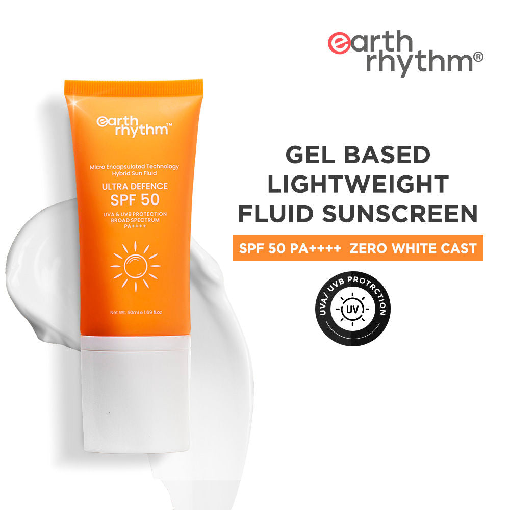 Ultra Defence Hybrid Sun Fluid SPF 50, Broad Spectrum, UVA UVB Protection, PA++++