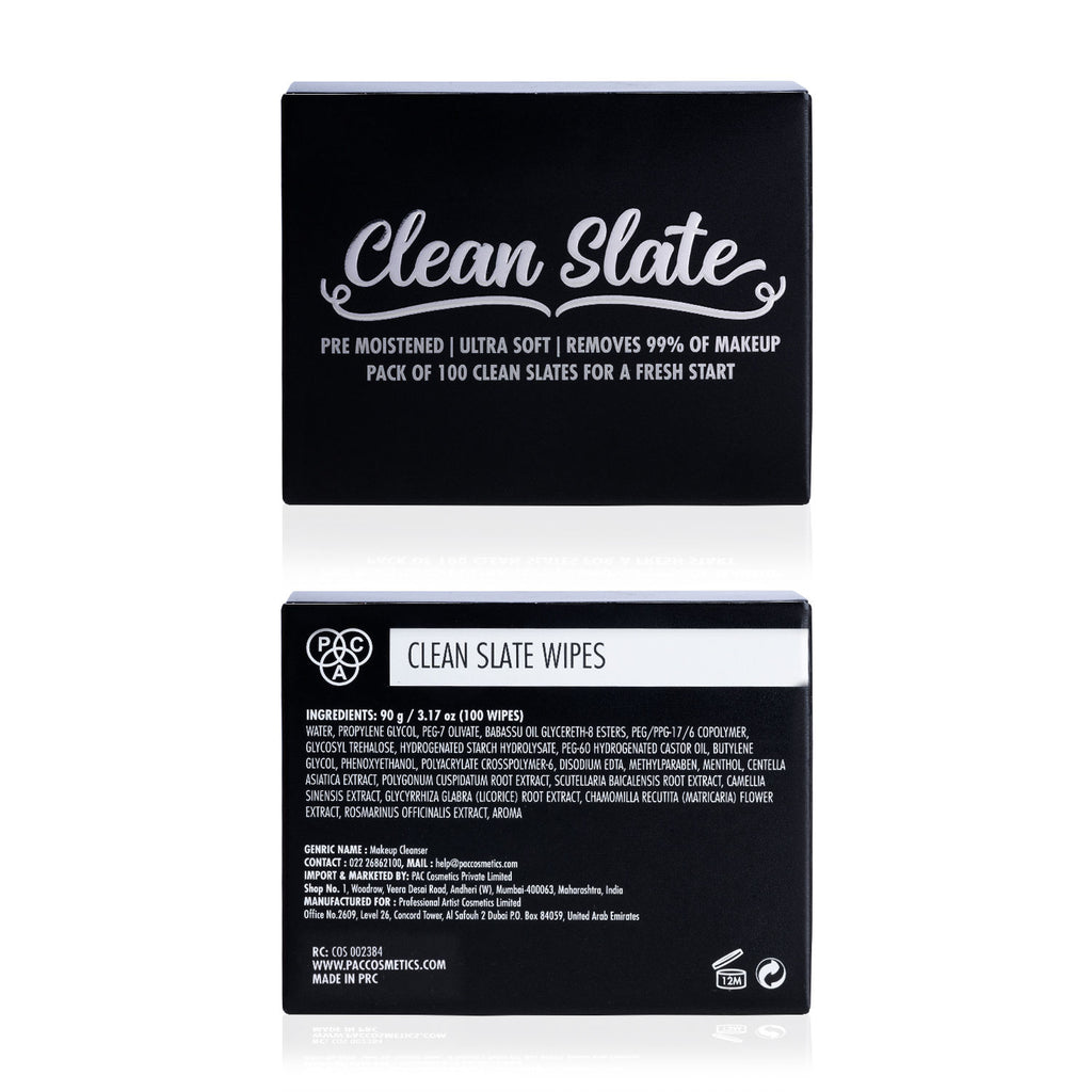 Clean Slate Wipes 100 Wipes