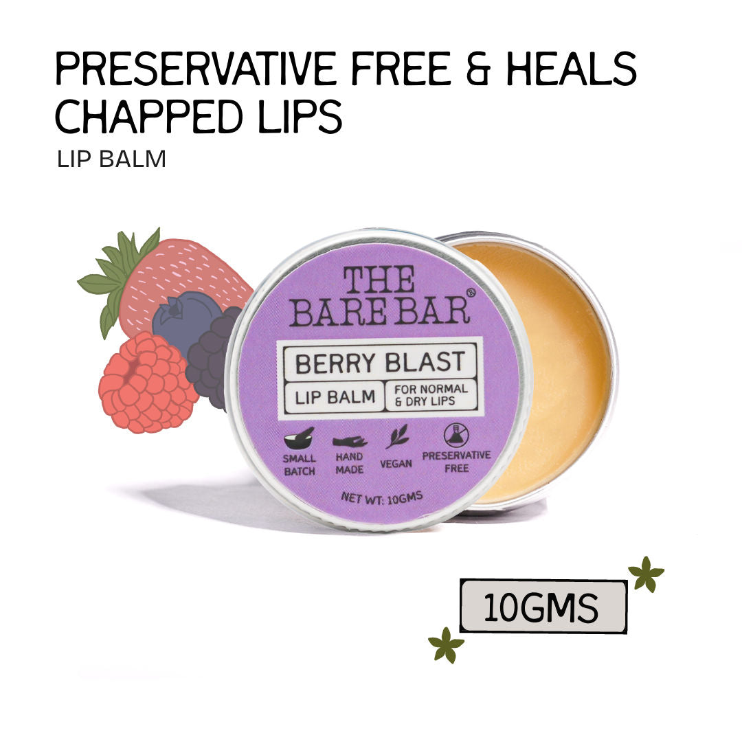 Berry Blast Lip Balm - Buttery Moisture for Pigmented, Dry Lips - Berry Blast