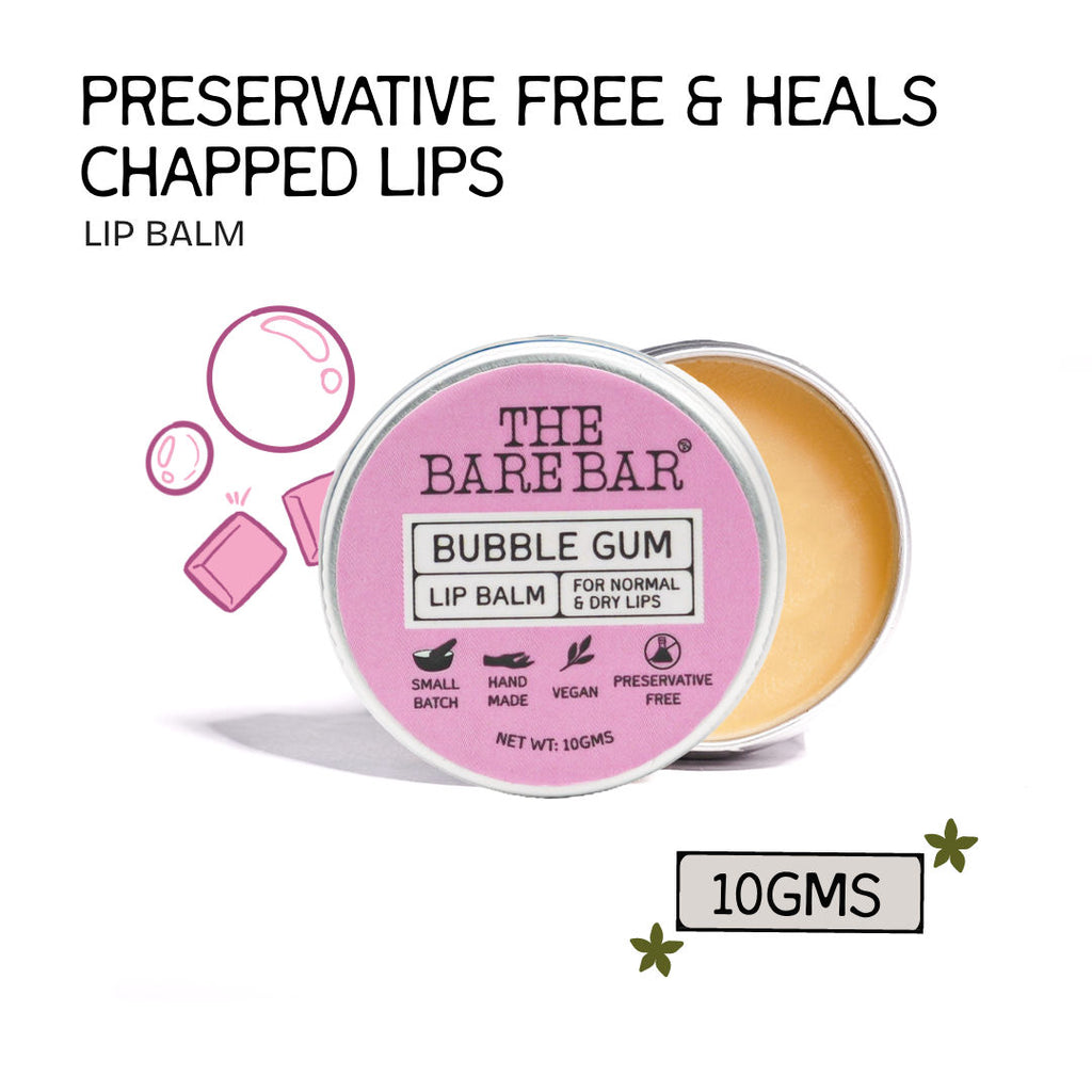 Berry Blast Lip Balm - Buttery Moisture for Pigmented, Dry Lips - Bubble Gum