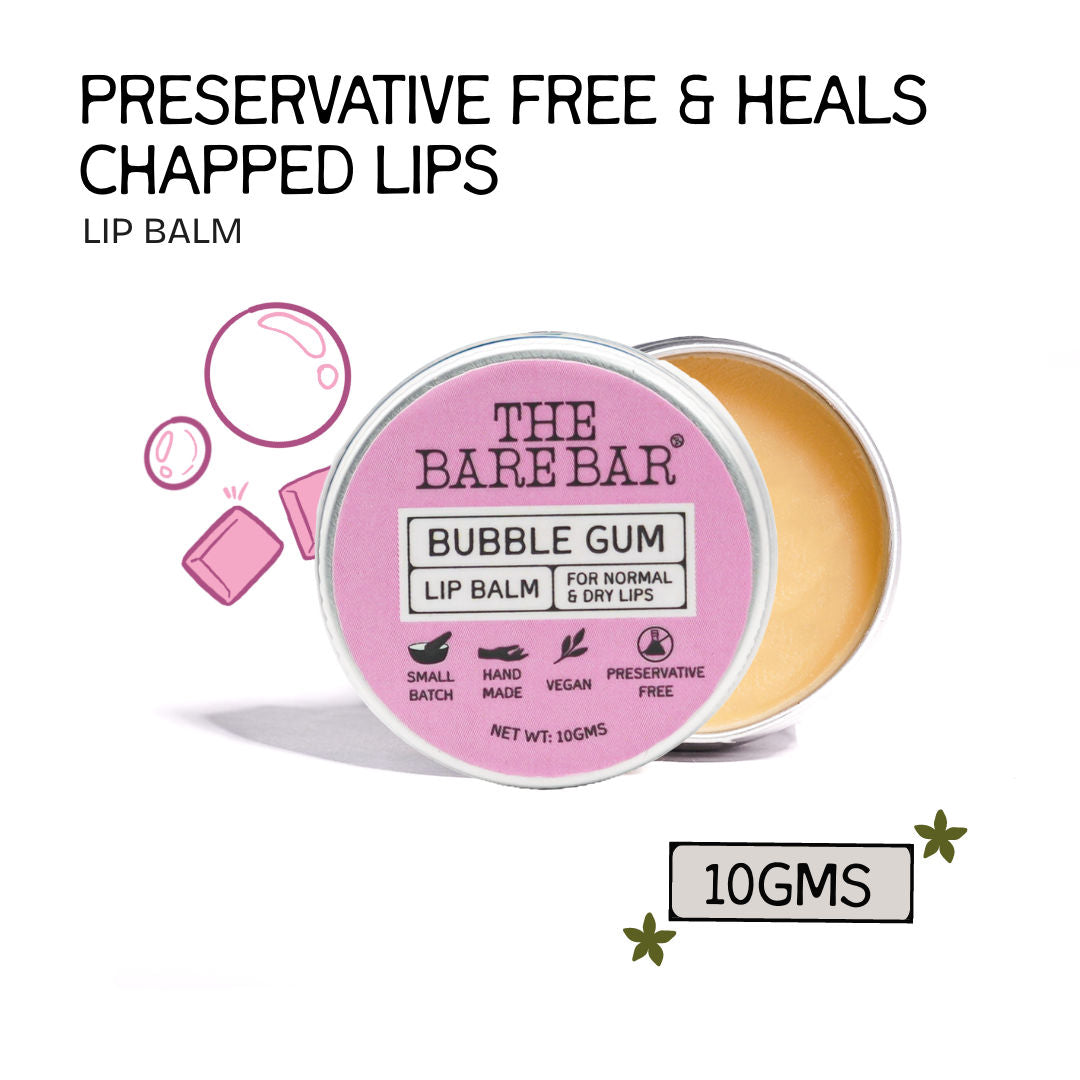Berry Blast Lip Balm - Buttery Moisture for Pigmented, Dry Lips - Bubble Gum