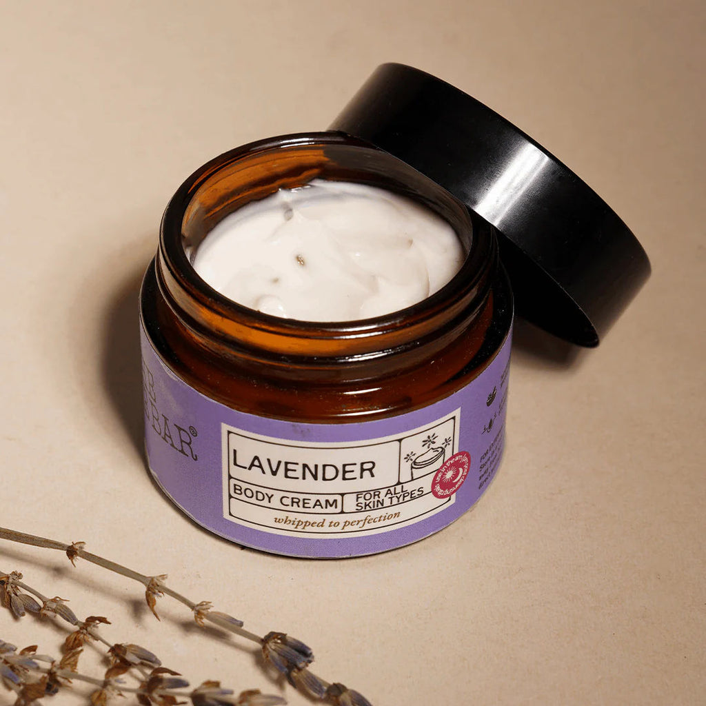 Lavender Body Cream Floral Sweet Scent with Sandalwood & Lavender
