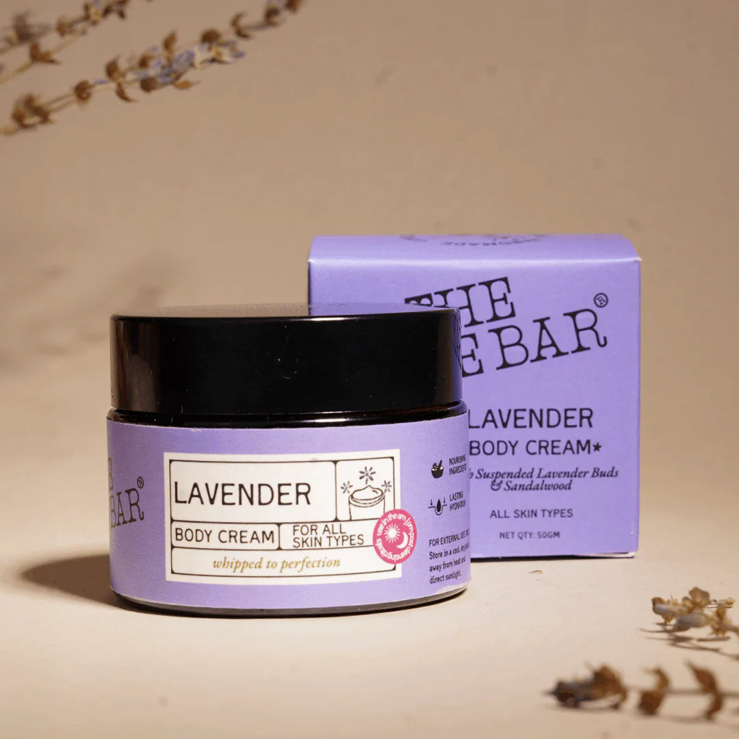 Lavender Body Cream Floral Sweet Scent with Sandalwood & Lavender