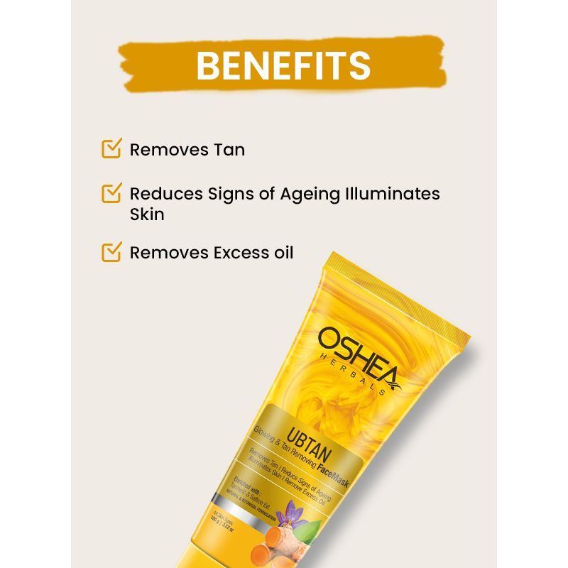 Ubtan Glowing & Tan Removing Face Mask