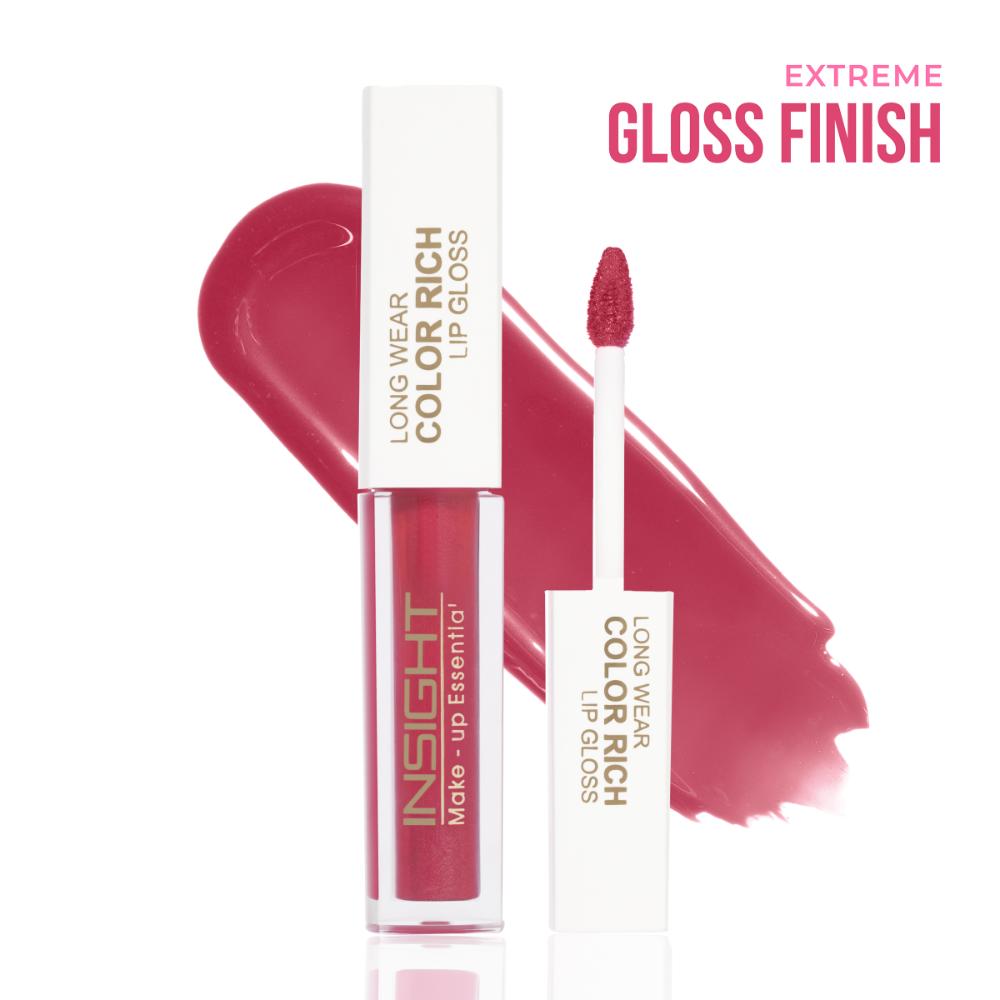 Long Wear Color Rich Lip Gloss, Moisturising Long Wear Formula, Ultra Glossy Finish - Flashy