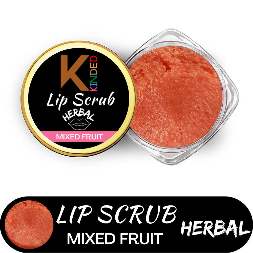 Lip Sugar Scrub Herbal Exfoliator - Mixed Fruit