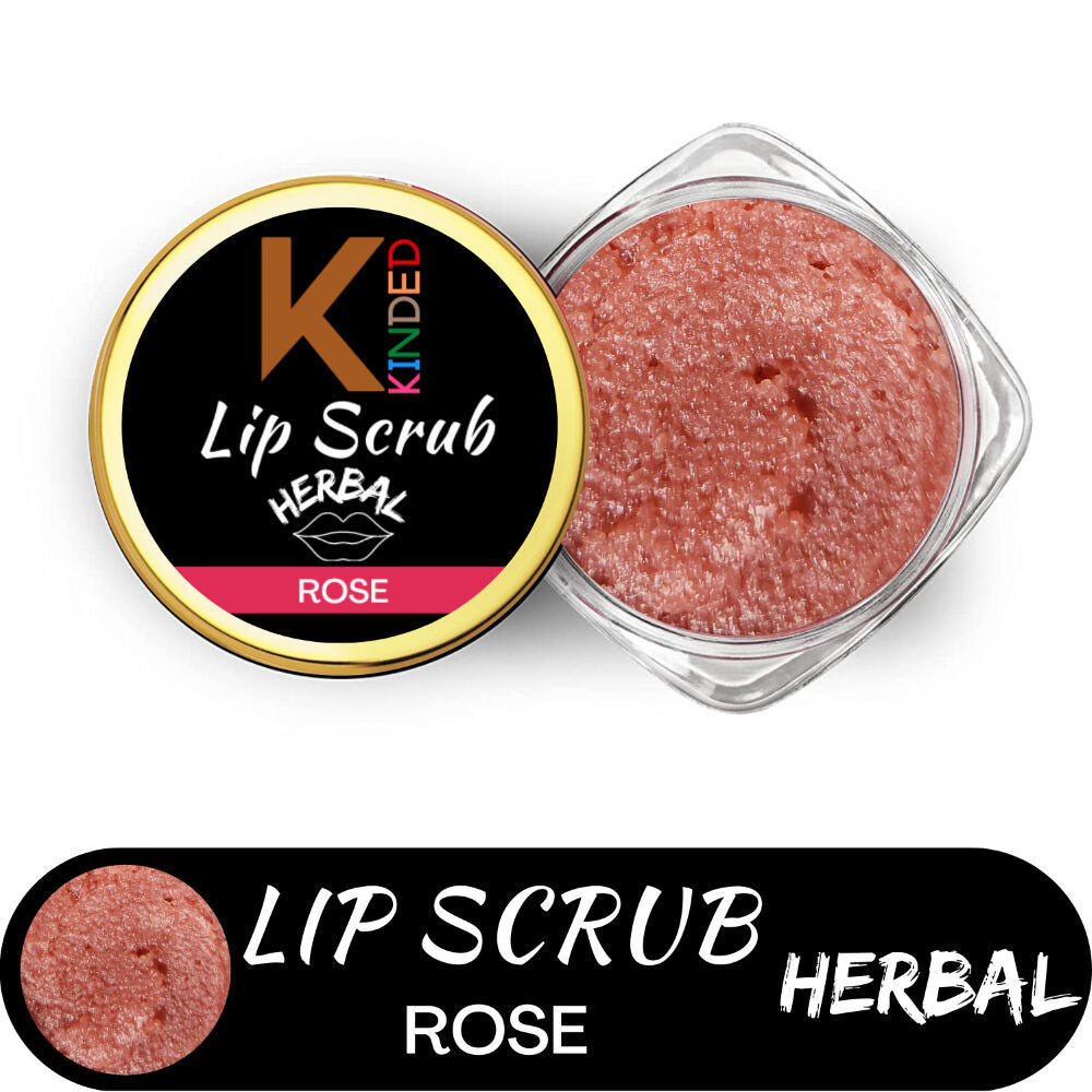 Lip Sugar Scrub Herbal Exfoliator - Rose