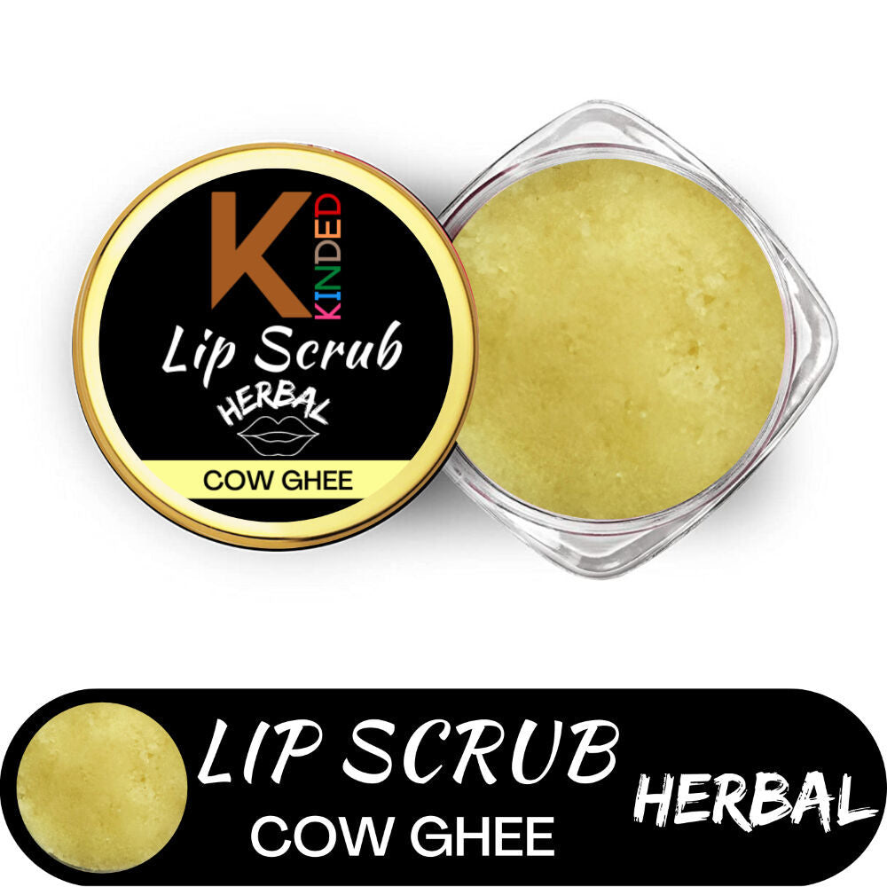 Lip Sugar Scrub Herbal Exfoliator - Cow Ghee