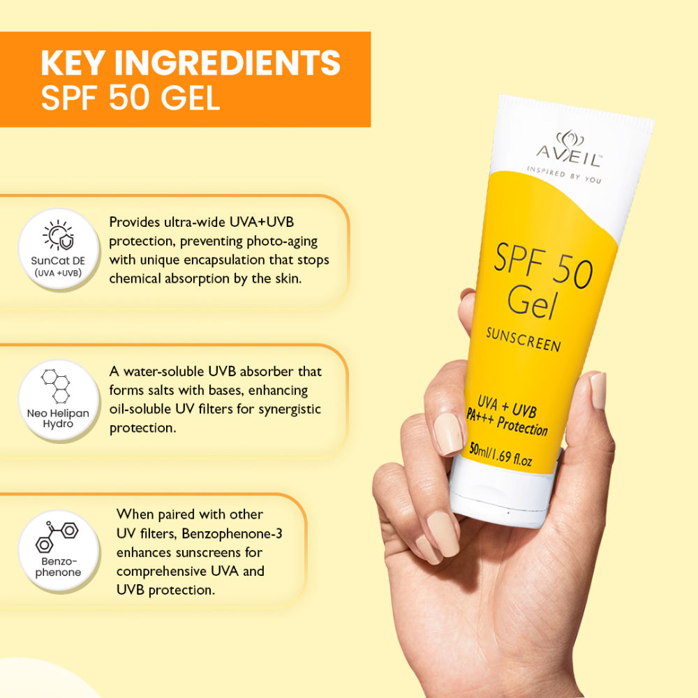 SPF 50 Gel Sunscreen