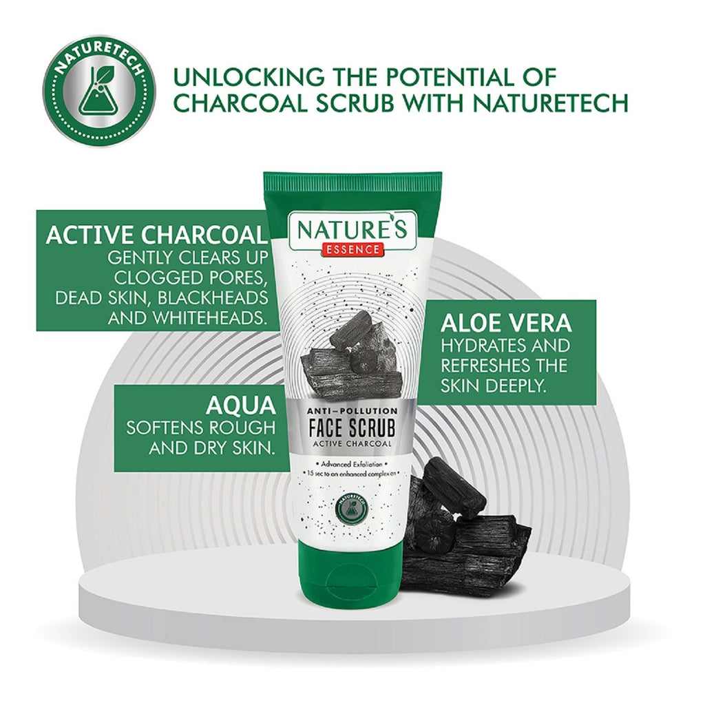 Anti Pollution Charcoal Face Scrub