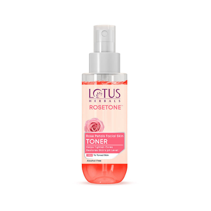 Rosetone Rose Petals Facial Skin Toner Hydrates & Moisturises Skin, Alcohol-Free