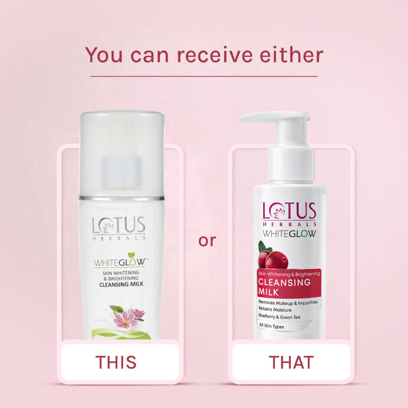 Whiteglow Skin Whitening & Brightening Cleansing Milk, Makeup Remover, All Skin Types