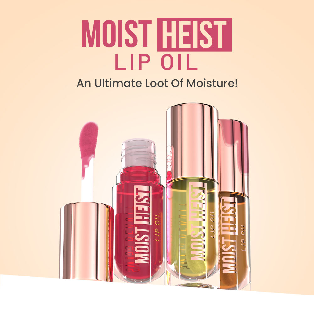 Moist Heist Lip Oil Colour-Changing With Vitamin E & Mint Oil